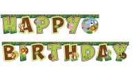 Safari Temalı Happy Birthday Harf Afiş - Parti Yıldızı