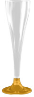 Şampanya Kadehi Altın Rengi Ayaklı 6 Adet - Parti Yıldızı