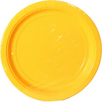 Sarı Renk Küçük Tabak 8 Adet - Parti Yıldızı