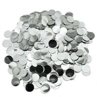 Şeffaf Balon İçi Gümüş Renk Folyo Konfeti - Parti Yıldızı