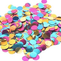 Şeffaf Balon İçi Karışık Renk Folyo Konfeti - Parti Yıldızı