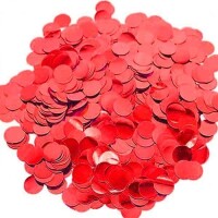 Şeffaf Balon İçi Kırmızı Folyo Konfeti - Parti Yıldızı