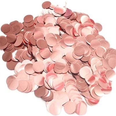 Şeffaf Balon İçi Rose Gold Renk Konfeti - 1