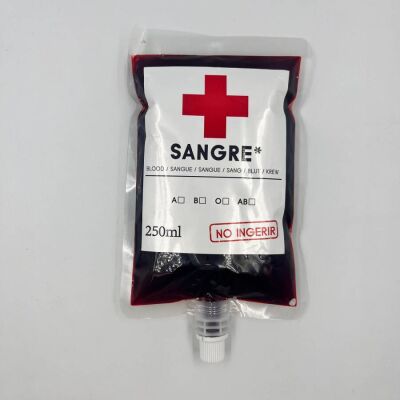 Halloween Dekor Yapay Kan Kordonlu Serum 250ml - 1