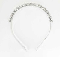 Sıralı Taşlı Metal Taç - 