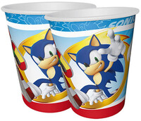 Sonic Lisanslı Bardak Kağıt 8 Adet - Parti Yıldızı