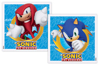 Sonic Lisanslı Kağıt Peçete 33x33cm 16 Adet - Parti Yıldızı