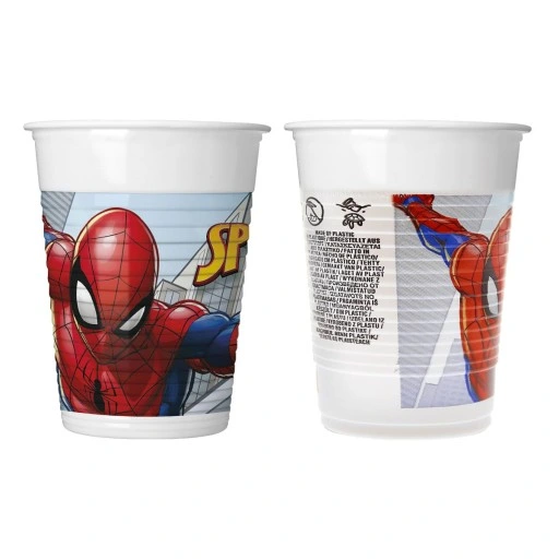Spiderman Crime Fighter Bardak 8 Adet - Parti Yıldızı