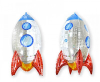 SSHape 4D Boyutlu Roket Folyo Balon - 1