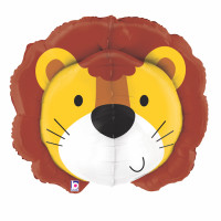 SShape 3D Aslan Kafası Folyo Balon 76cm - 1