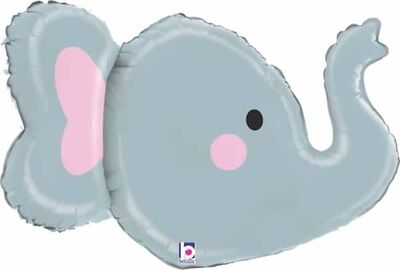 SShape 3D Fil Kafası Folyo Balon 86cm - 2