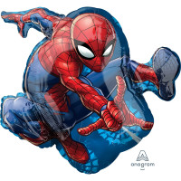 SShape Ağ Atan Spiderman Folyo Balon - Parti Yıldızı