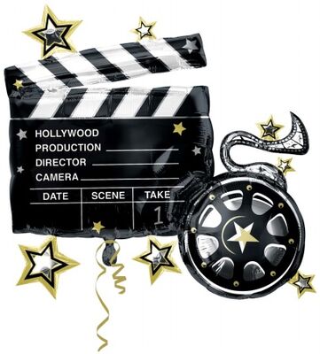 Sshape Hollywood Film Klaketi Folyo Balon 76x73cm - 1