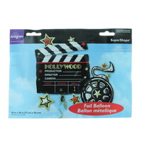 Sshape Hollywood Film Klaketi Folyo Balon 76x73cm - 2