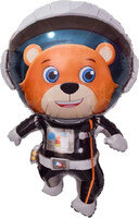 Sshape Astronot Ayı Folyo Balon - Parti Yıldızı