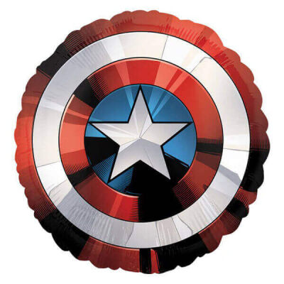 Sshape Avengers Kaptan Amerika Kalkan Folyo Balon 71cm - 1