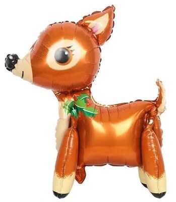 Sshape Ayaklı Geyik Balon 3D 59cm - 1