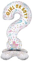 Sshape Ayaklı Soru İşareti Girl or Boy Folyo Balon 5728 - 