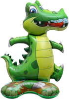 Sshape Ayaklı Timsah Balon 118 cm - Parti Yıldızı