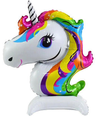 Sshape Ayaklı Unicorn Balon 45cm - 1