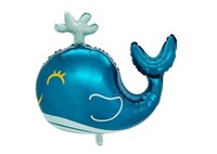 Sshape Büyük Mavi Balina Folyo Balon - Parti Yıldızı