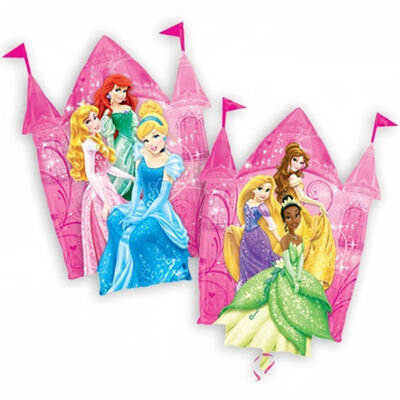 SShape Disney Prensesleri Şatosu Folyo Balon 66x88 - 1