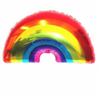 SShape Gökkuşağı Folyo Balon 37