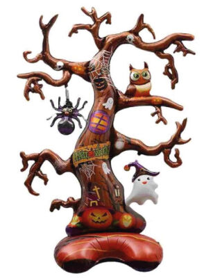 SShape Halloween Ayaklı Ağaç Şekilli Balon 115cm - 1