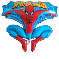SShape Havaya Zıplayan Spiderman Folyo Balon - 