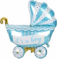 Sshape Its A Boy Puset Mavi Folyo Balon - Parti Yıldızı
