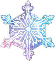 SShape Kar Tanesi Folyo Balon 64cm - Parti Yıldızı