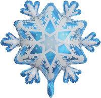 SShape Kar Tanesi Folyo Balon 72cm - Parti Yıldızı