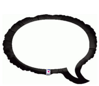 Sshape Konuşma Balonu Şeklinde Yazılabilen Folyo Balon - Parti Yıldızı