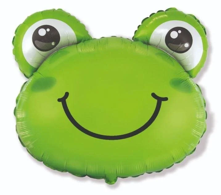 SShape Kurbağa Kafası Folyo Balon 63*70cm - 1