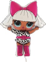 SShape LOL Balon Diva Folyo Balon 94cm - Parti Yıldızı