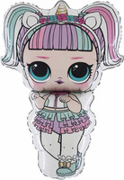 SShape LOL Suprise Unicorn Folyo Balon 75cm - Parti Yıldızı