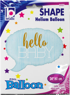 Sshape Merhaba Bebek ( Erkek ) Folyo Balon 61cm - 1