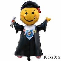 SShape Mezuniyet Folyo Balon - Good Luck - 