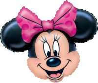 SShape Minnie Mouse Kafa Paketli Folyo Balon - 