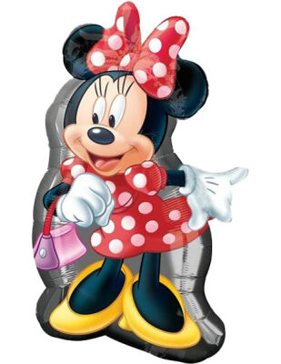 SShape Minnie Mouse Tam Vücut Folyo Balon 81cm - 1