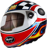 SShape Motosiklet Kaskı Folyo Balon - Parti Yıldızı