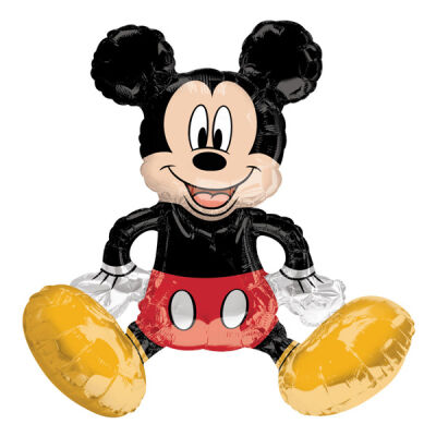 Sshape Oturan Mickey Mouse Folyo Balon - 1