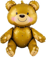 SShape Oyuncak Ayı Folyo Balon 64x60cm - Parti Yıldızı