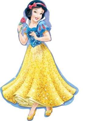 SShape Disney Prensesleri - Pamuk Prenses - Snow White Folyo Balon 93cm - 1