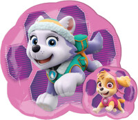 SShape Paw Patrol Skye ve Everest Folyo Balon - Parti Yıldızı