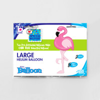 SShape Pembe Flamingo Balon 150cm - 2