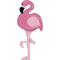 SShape Pembe Flamingo Balon 150cm - 1