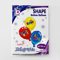 SShape Pırıltılı Renkli Uçan Balon H. B.To You - 1