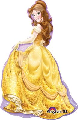 SSHape Disney Prensesleri - Prenses Bella Folyo Balon 60x99cm - 1