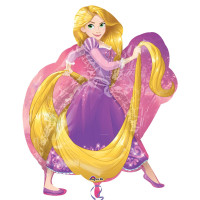SShape Rapunzel Folyo Balon - 